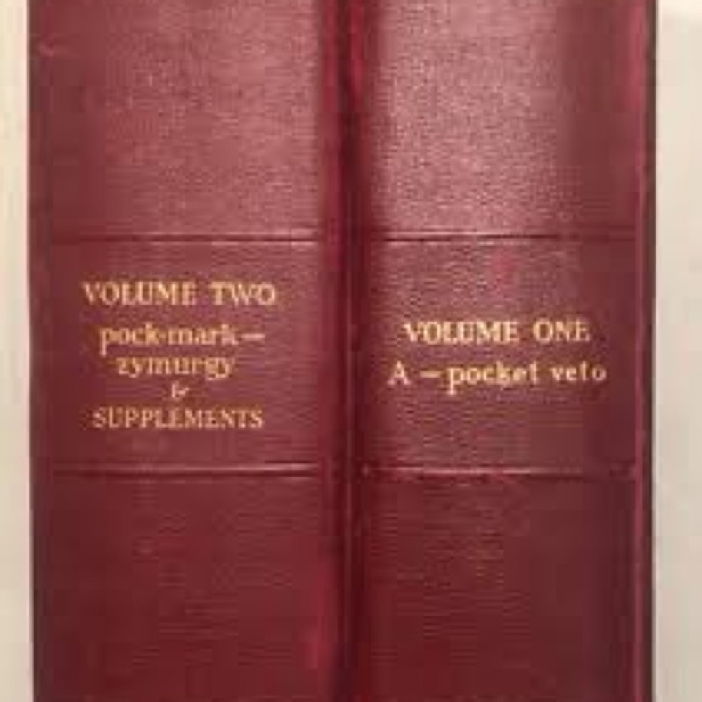 Vintage The New Century Dictionary – 2-Volume Set (Appleton Century)